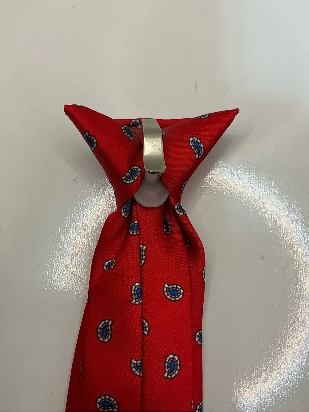 Royal Knight Boys Youth Red Paisley Print Necktie Dress Tie